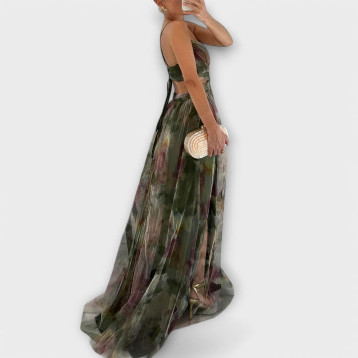 Annai™ | Elegant Mesh Maxikjole
