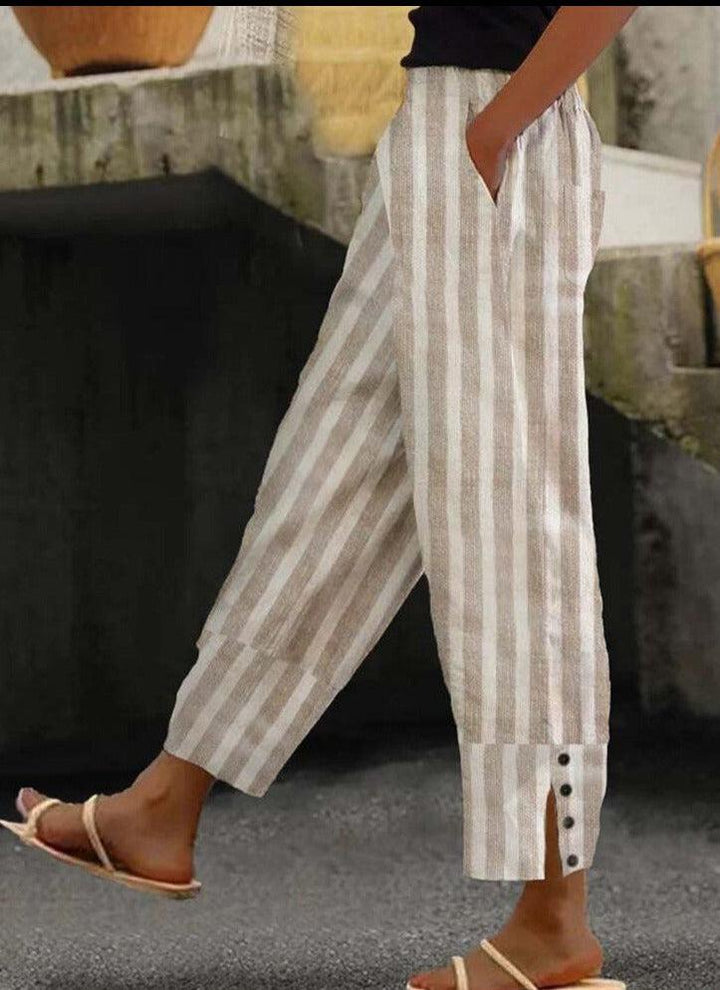 Filippa™ | Chikke Khaki Afslappede Bukser