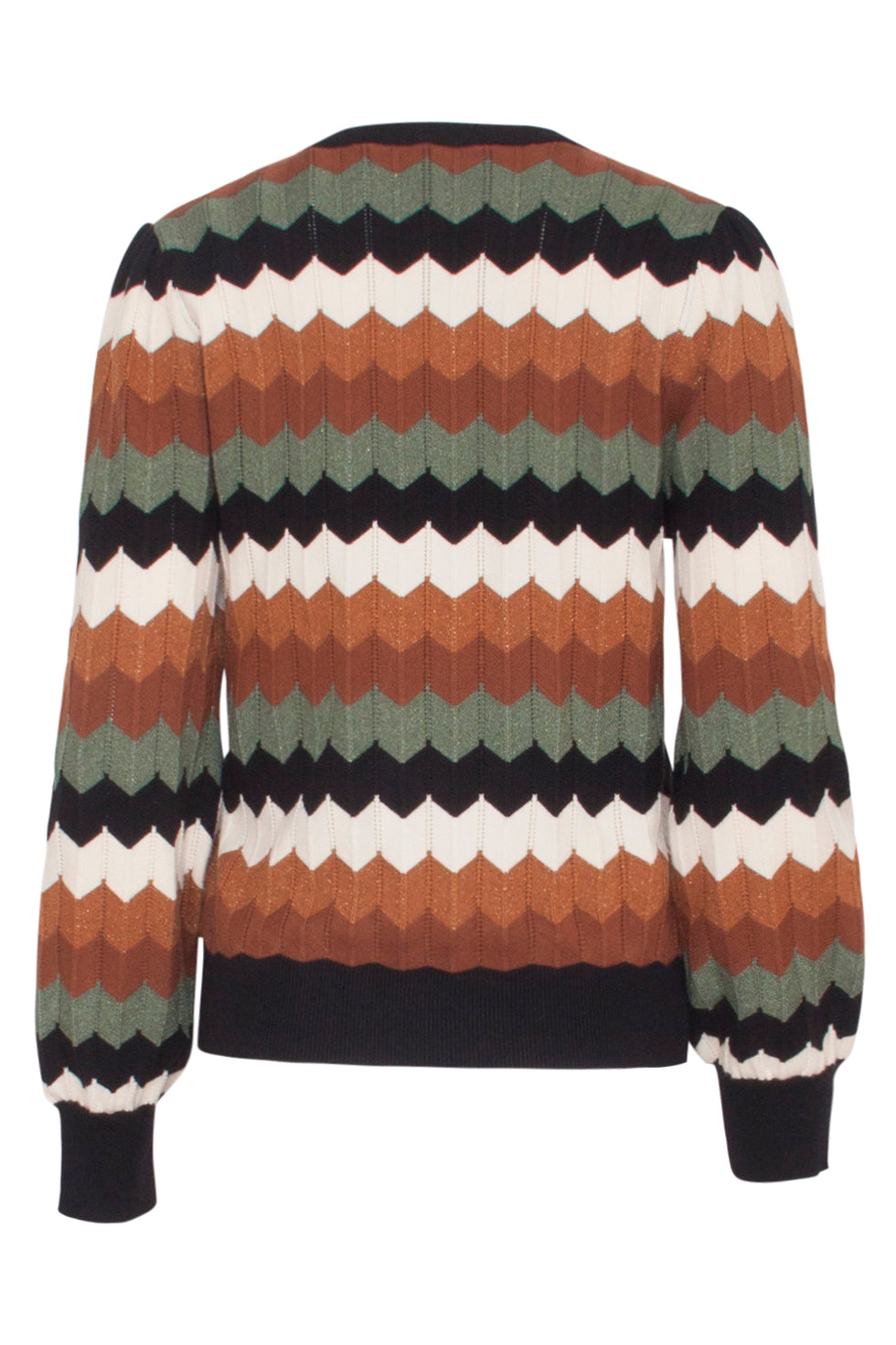 Mira™ | Retro Grafisk Strikket Top