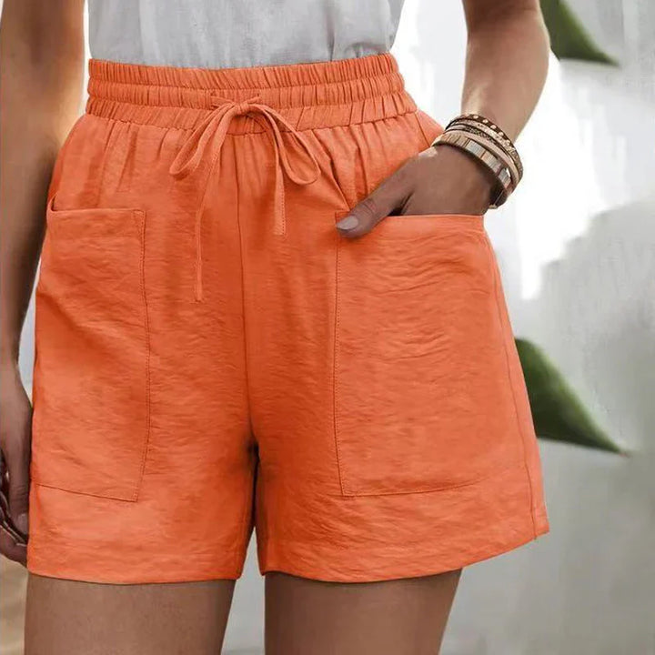 Emily™ | Casual Shorts med Lommer