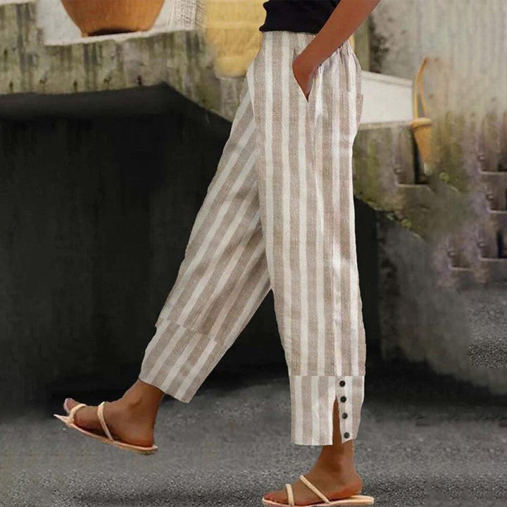 Filippa™ | Chikke Khaki Afslappede Bukser