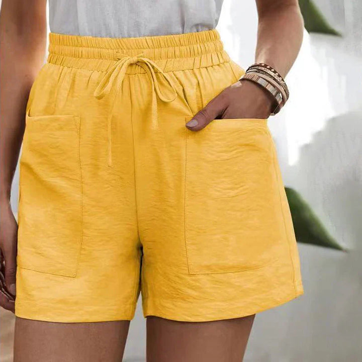 Emily™ | Casual Shorts med Lommer