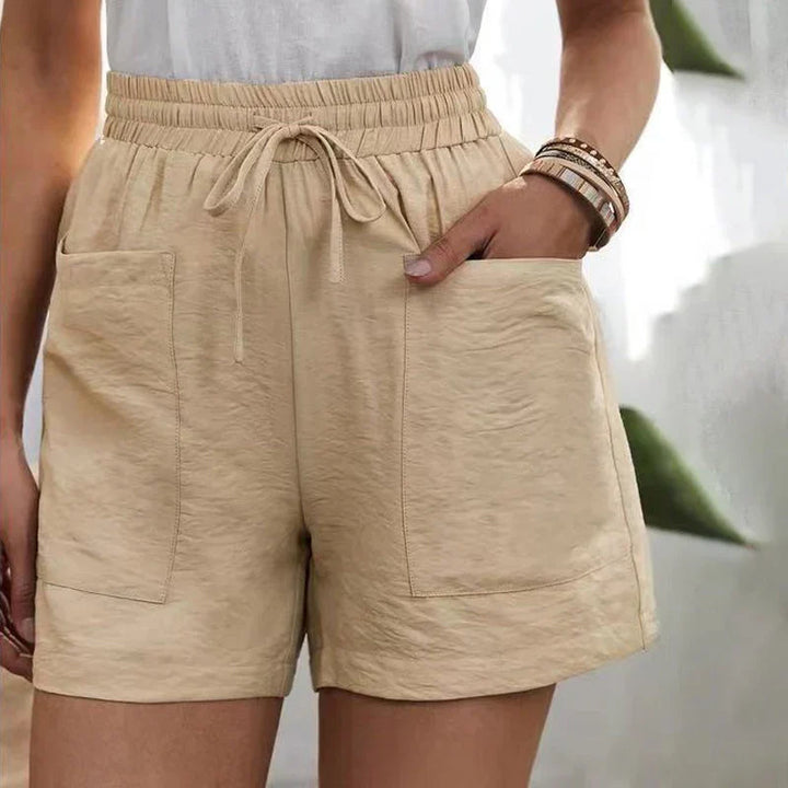 Emily™ | Casual Shorts med Lommer