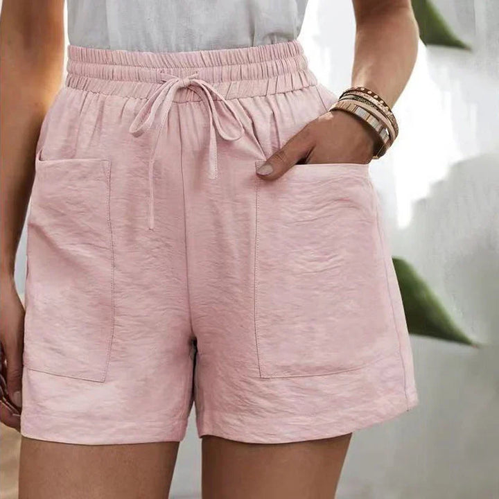 Emily™ | Casual Shorts med Lommer