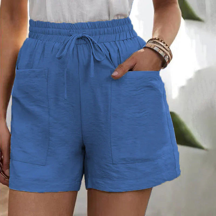 Emily™ | Casual Shorts med Lommer