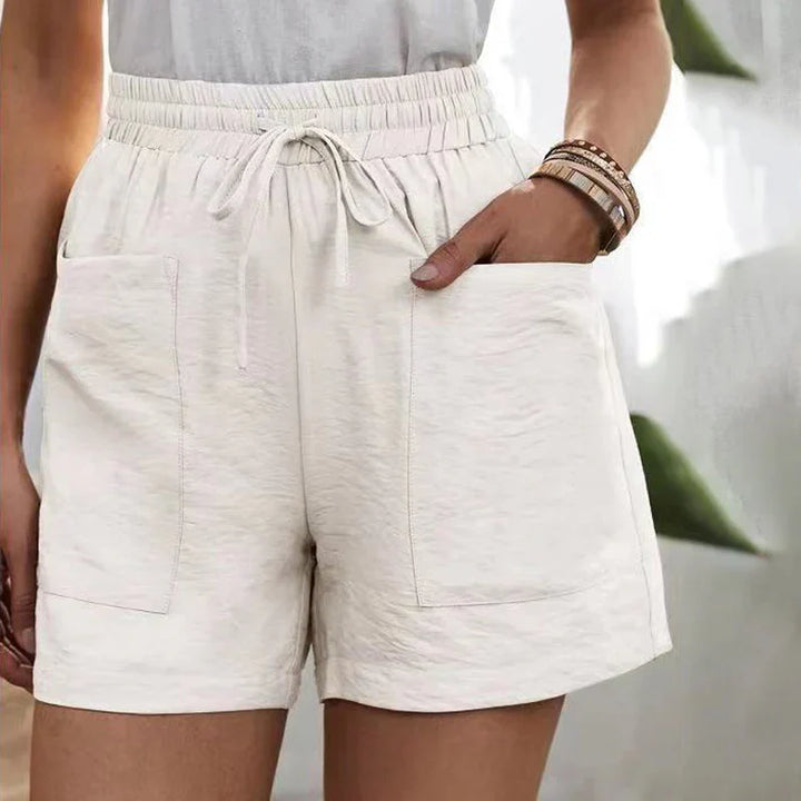 Emily™ | Casual Shorts med Lommer