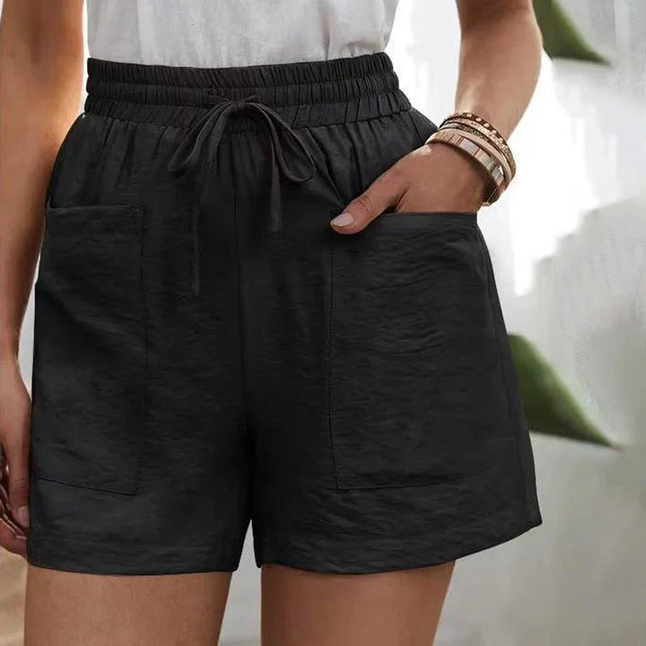 Emily™ | Casual Shorts med Lommer