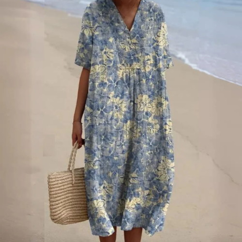 Andrea™ | Vintage Boho Midikjole