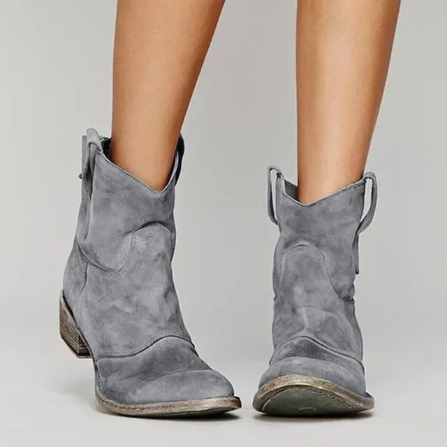 Chloe™ | Vintage Cowboy Ankelstøvler