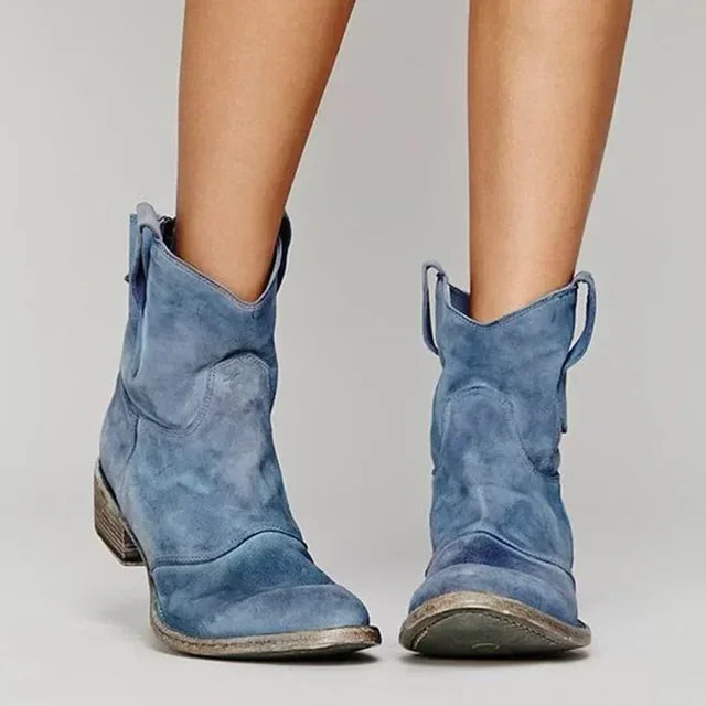 Chloe™ | Vintage Cowboy Ankelstøvler