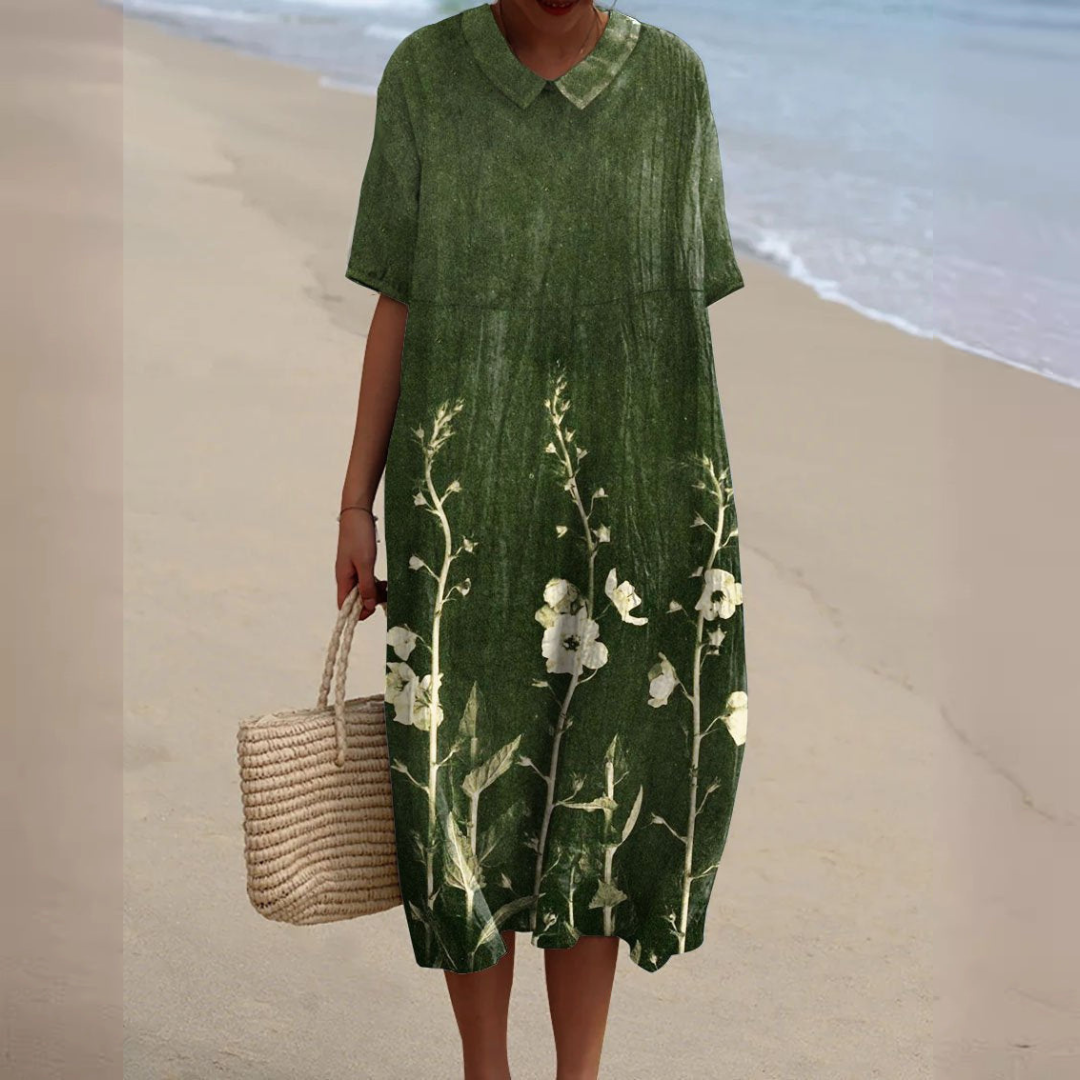 Andrea™ | Vintage Boho Midikjole