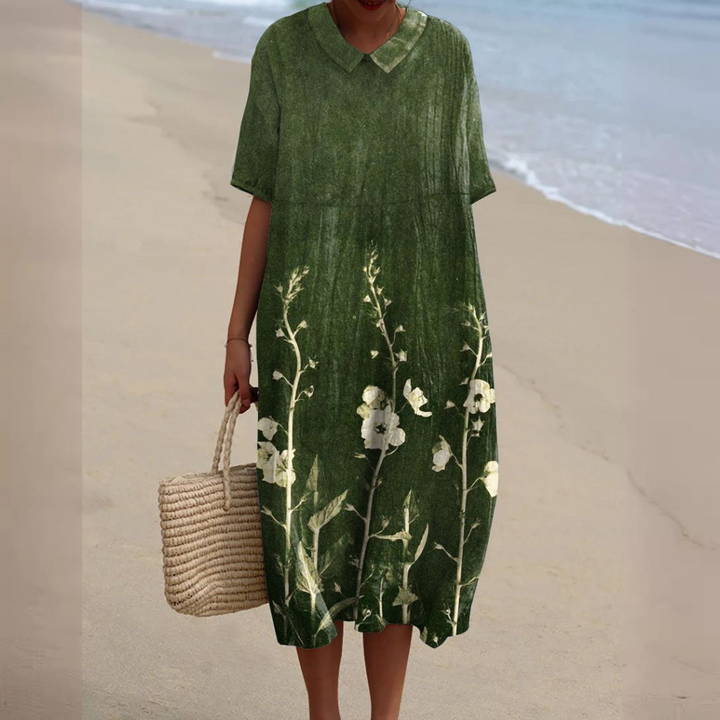 Andrea™ | Vintage Boho Midikjole