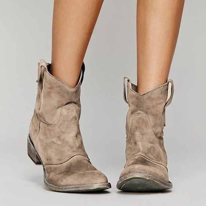 Chloe™ | Vintage Cowboy Ankelstøvler